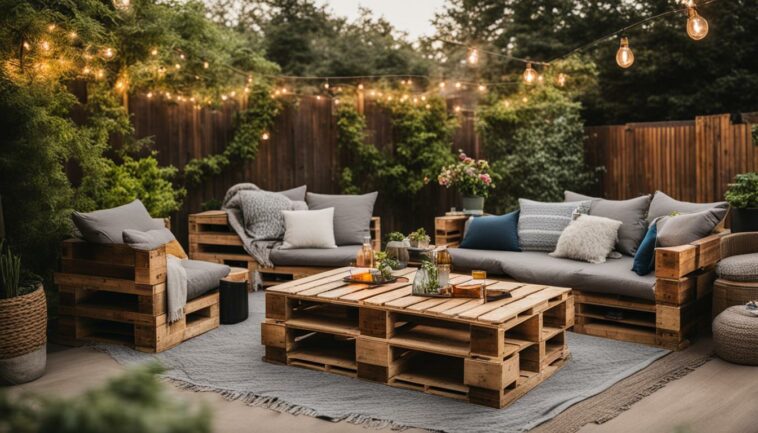 DIY-Gartenmöbel aus Paletten: Nachhaltige Sitzgelegenheiten