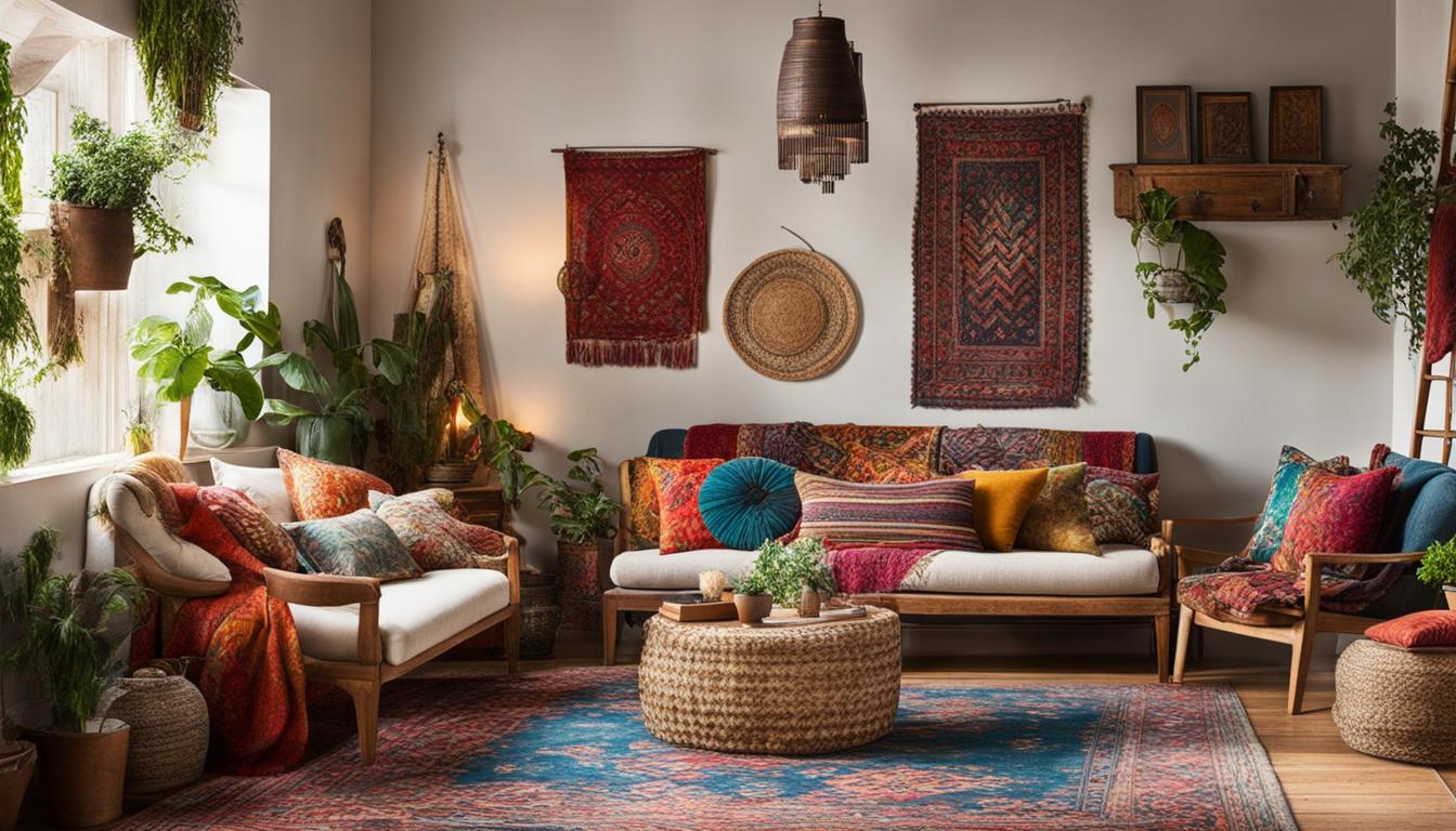 Einrichtung im Boho-Chic