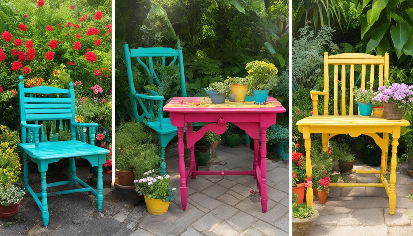 Upcycling von alten Gartenmöbeln