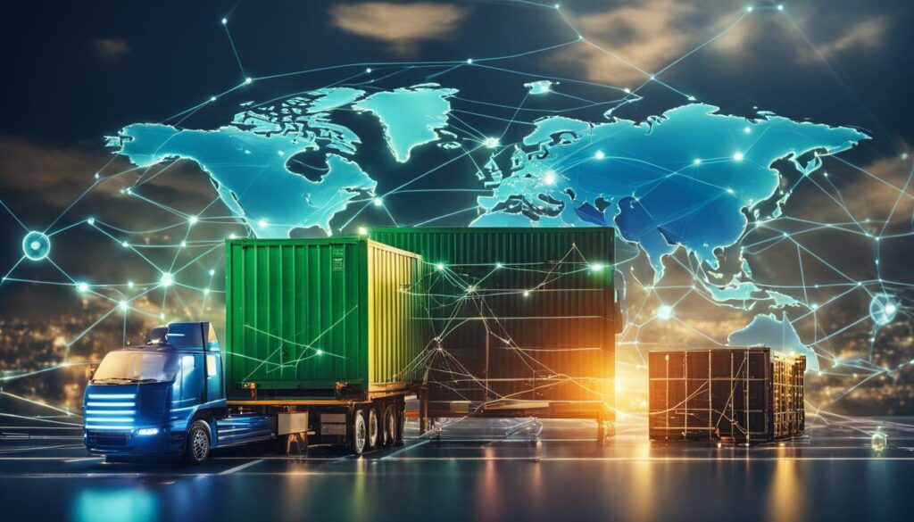 globale E-Commerce Logistik